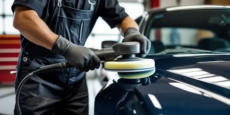 احیای رنگ خودرو آفتاب‌سوختگی با پولیش و واکس